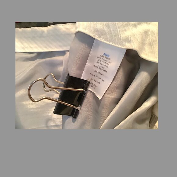 Talbots Signature  Classic - Gray lightweight wool blend lined Pant, size 8P - Picture 14 of 16